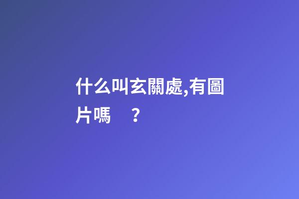 什么叫玄關處,有圖片嗎？